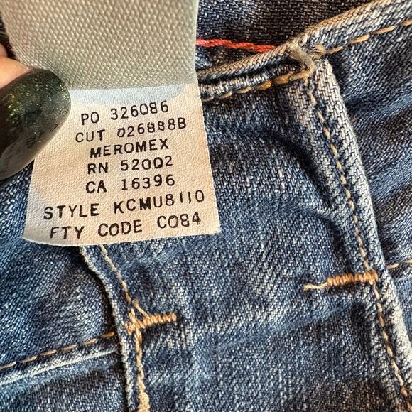 Vintage Y2K Split Back Flare Jeans Size 6 By DKNY NWT - Picture 6 of 9